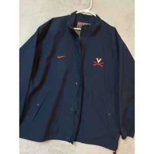 Vintage Virginia Jacket Mens XL Nike Team Waterproof Full Zip Taped Seams NCAA